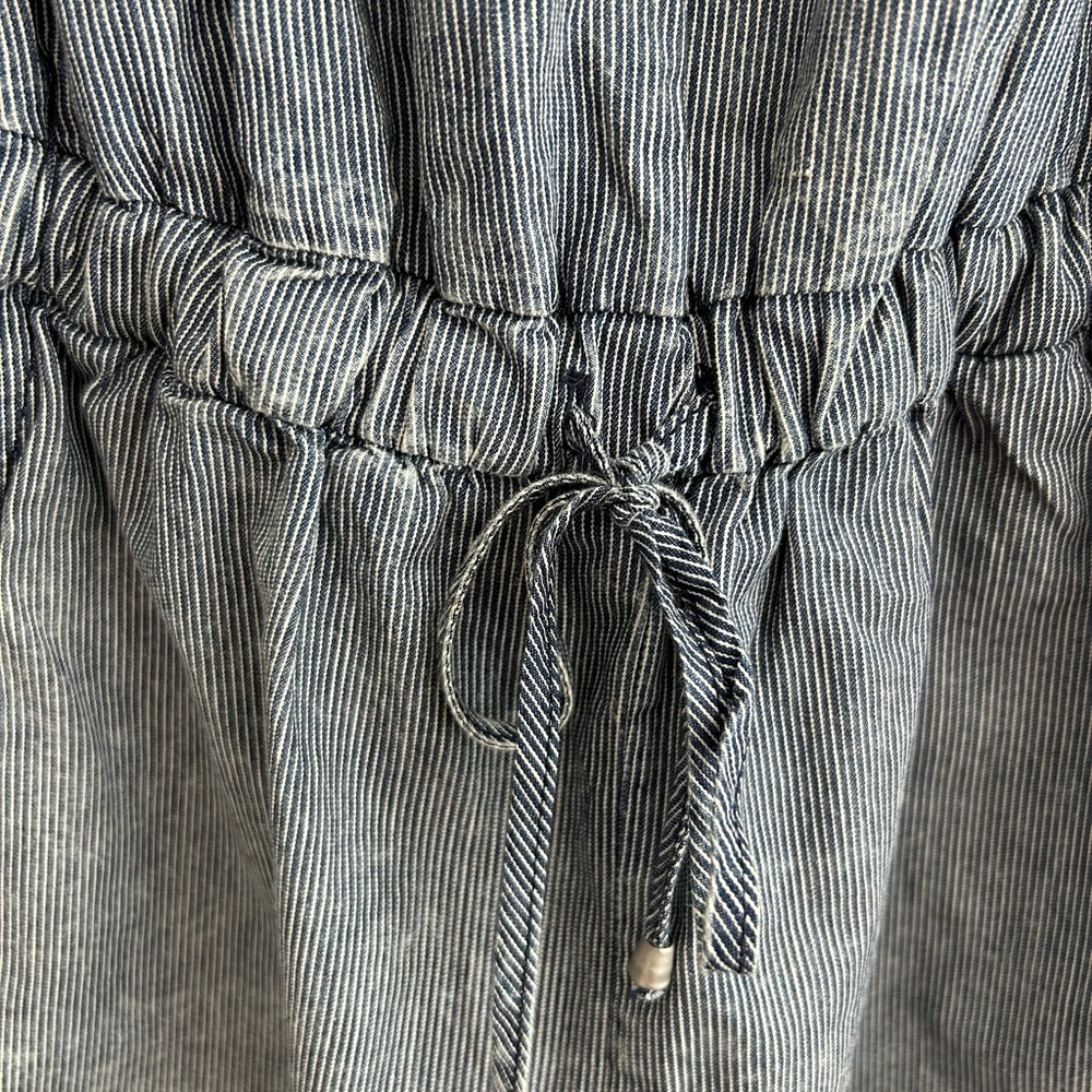 Fidelity Denim New Distressed Tencel Romper - Sample Size Small - Picture 4 of 8